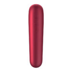 Satisfyer App Enabled Dual Love Clitoral Massager Red - Image 4