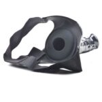 Black Hollow Strap On With Harness - Image 3