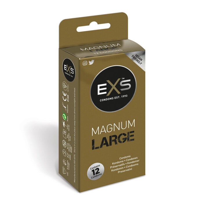 EXS Magnum Large Condoms 12 Pack - Image 1