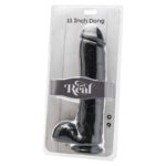 ToyJoy Get Real 11 Inch Dong With Balls Black - Image 2