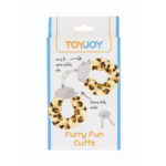 ToyJoy Furry Fun Wrist Cuffs Leopard - Image 2