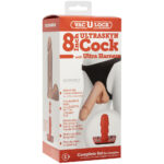 VacULock Ultraskyn 8 Inch Realistic Cock With Ultra Harness - Image 3