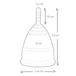 Mae B Intimate Health 2 Large Menstrual Cups - Image 4