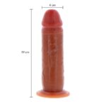 ToyJoy Get Real Silicone Foreskin Dong 7.5 Inch - Image 4