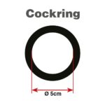 Zado Mens Leather Adjustable Harness With Cock Ring - Image 3