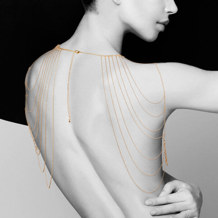 Bijoux Indiscrets Magnifique Shoulder Jewellery Gold - Image 3