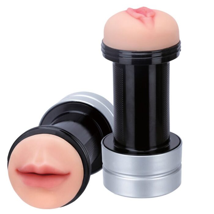 Realstuff 2 In 1 Mouth and Vagina Hummer Masturbator - Image 1