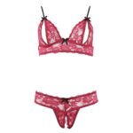 Cottelli Bra Set Open Cup and Crotchless Set - Image 3
