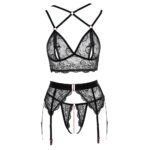 Abierta Fina Lacey Open Suspender Set - Image 3