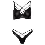 Cottelli Matte Black Bra Set - Image 3