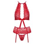 Kissable Halterneck Set Red - Image 4