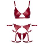 Cottelli Red Crotchless Bondage Set - Image 4