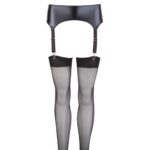 NOXQSE Wet Look Suspender Belt And Stockings - Image 3