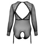 Cottelli Curves Long Sleeved Crotchless Body - Image 4