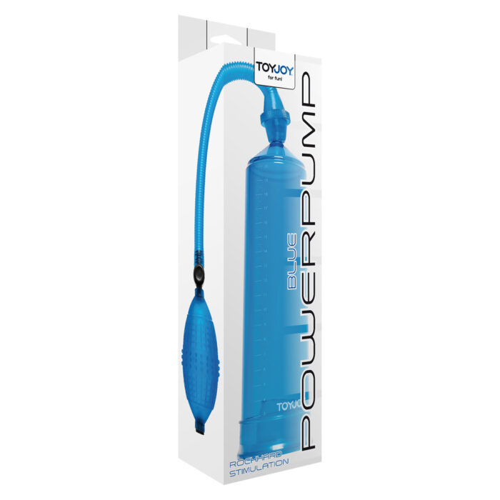 ToyJoy Rock Hard Stimulation Blue Power Penis Pump - Image 2