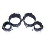 The Red Arm To Forearm Leather Shackles - Image 2