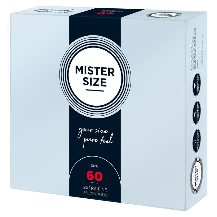 Mister Size 60mm Your Size Pure Feel Condoms 36 Pack - Image 1