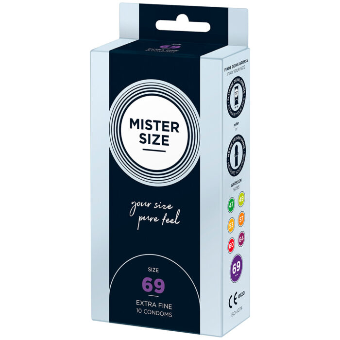 Mister Size 69mm Your Size Pure Feel Condoms 10 Pack - Image 1
