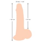 Nature Skin Dildo With Movable Skin 19cm - Image 4