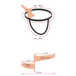 Vibrating Flesh Strap On Duo Vibrating Dongs - Image 3