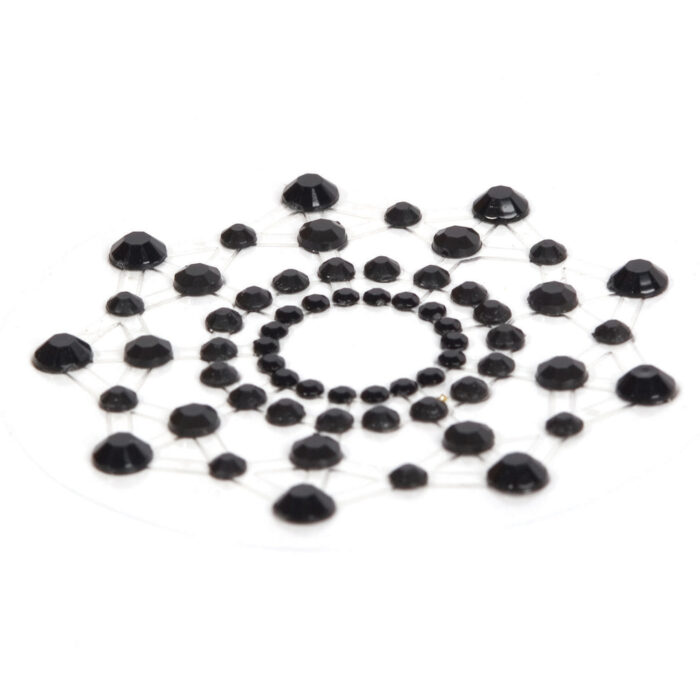 Bijoux Indiscrets Mimi Rhinestone Pasties Black - Image 3