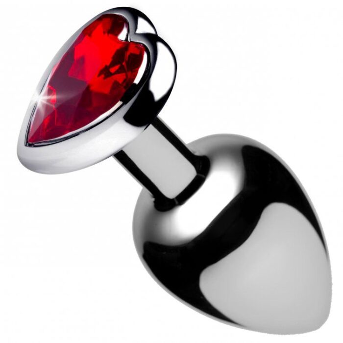 XR Booty Sparks Red Heart Medium Anal Plug - Image 1