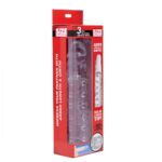 Size Matters 3 Inch Clear Penis Enhancer Sleeve - Image 4