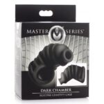 Master Series Dark Chamber Silicone Chastitys Cage - Image 4