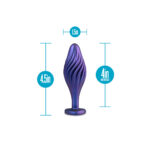 Anal Adventures Matrix Swirling Bling Butt Plug - Image 4