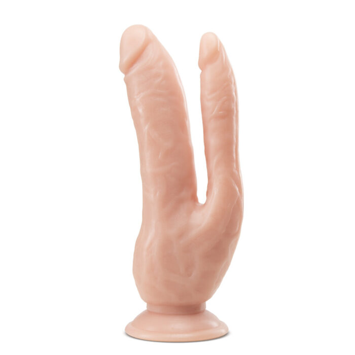 Dr. Skin Dual 8 Inch Dual Penetrating Dildo With Suction Cup - Image 1