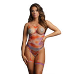 Open cup strappy teddy