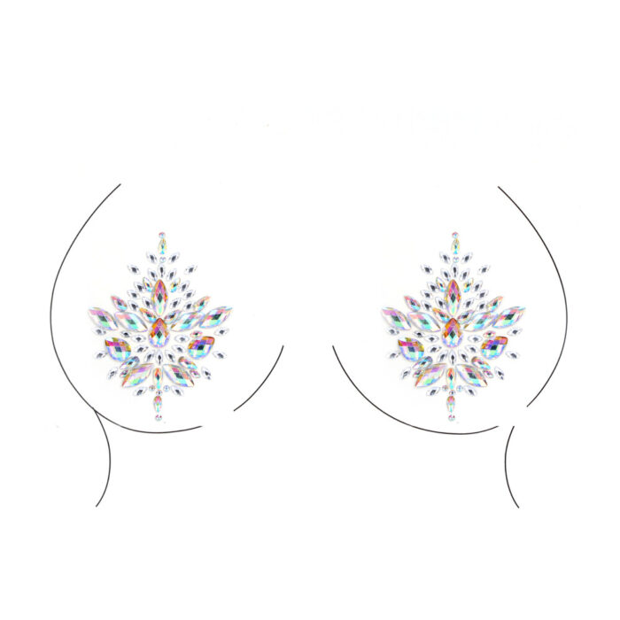 Dazzling Nipple Bling Sticker - Image 1
