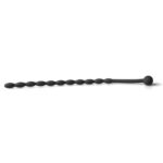 6 Inch Black Silicone Beaded Penis Sound Plug - Image 3
