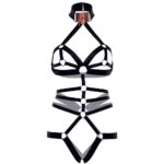 KINK Satin Elastic Crotchless Teddy - Image 4