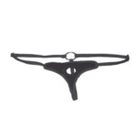 Lux Fetish Velvet Bikini Strap On Harness - Image 2