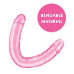 Me You Us Ultra Double Dildo 12 Inches Pink - Image 4