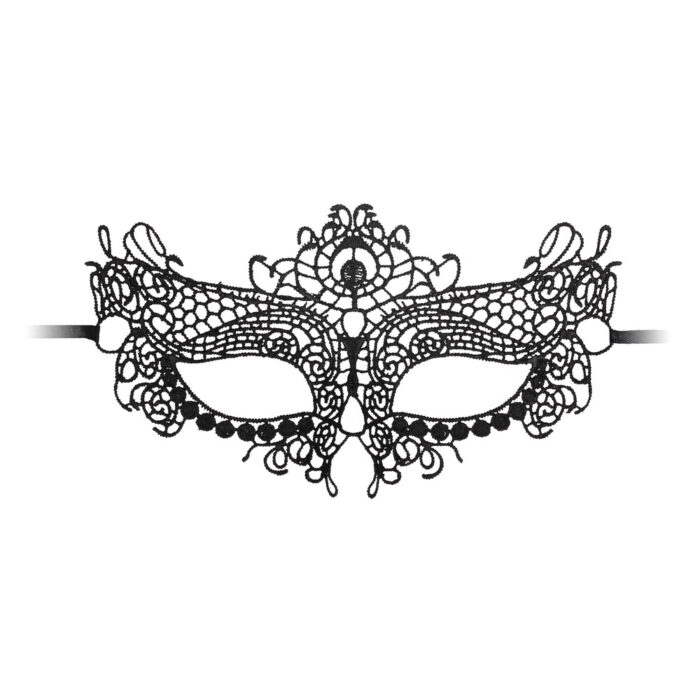 Ouch Queen Black Lace Mask - Image 1