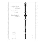 Ouch Breathable Luxury Black Ball Gag - Image 2