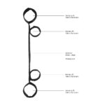 Ouch Spreader Bar With Hand And Ankle Cuffs - Image 2