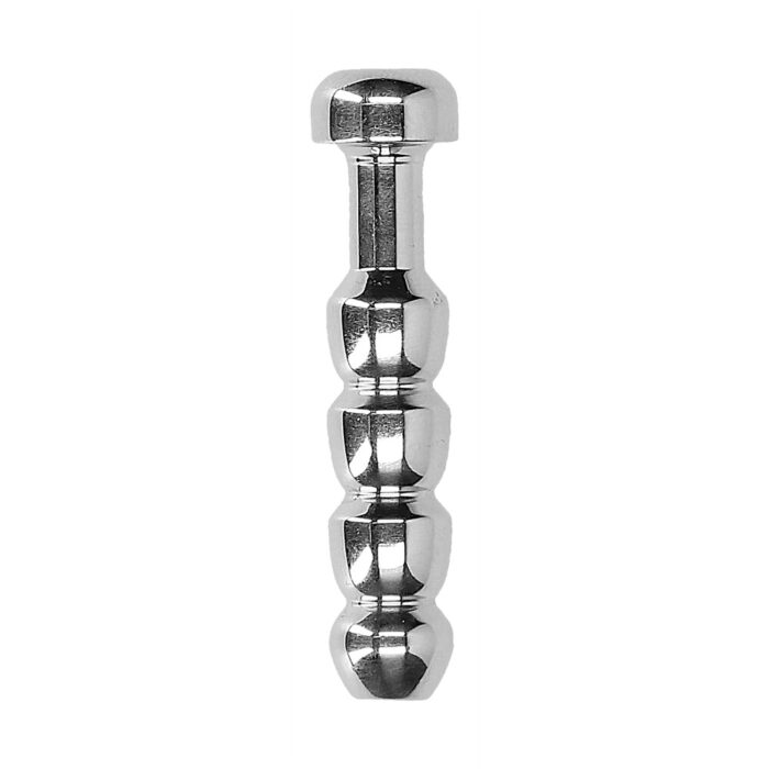 Ouch Urethral Sounding Stainless Steel Ridged Plug - Image 1