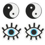 Peekaboo Pasties Yin and Yang