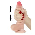 Lovetoy Sliding Skin Dildo 7 Inch - Image 3