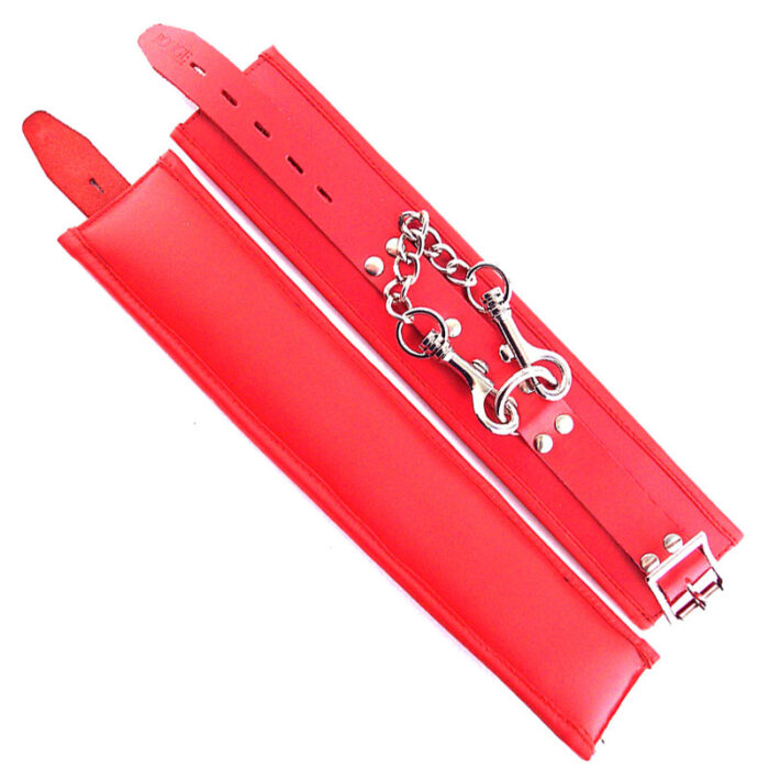 Rouge Garments Wrist Cuffs Padded Red - Image 1