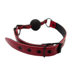 Rouge Garments Leather Croc Print Ball Gag - Image 3