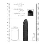 RealRock 7 Inch Penis Sleeve Black - Image 2