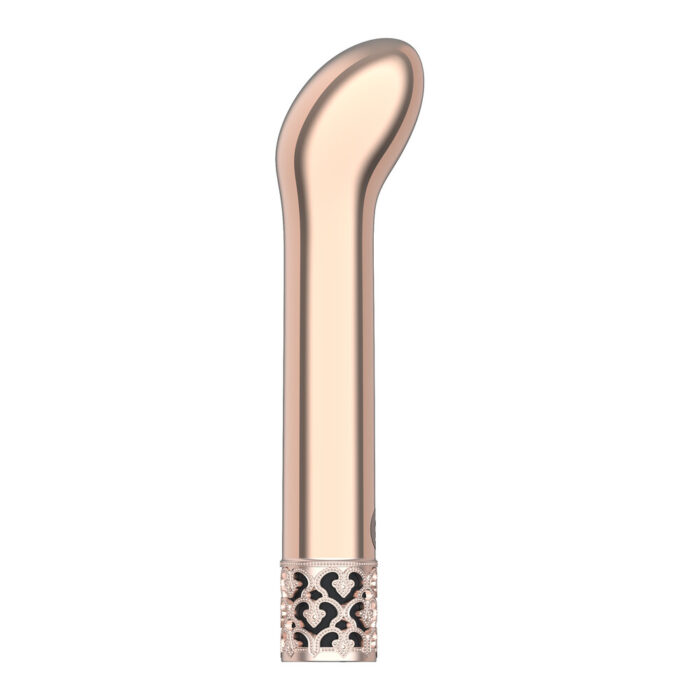 Royal Gems Jewel Rechargeable G Spot Bullet Rose Gold - Image 1