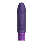 Royal Gems Dazzling Rechargeable Rabbit Bullet Purple - Image 2