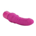 Power Stud Curvy Vibrator Waterproof Pink 6.75 Inch - Image 3