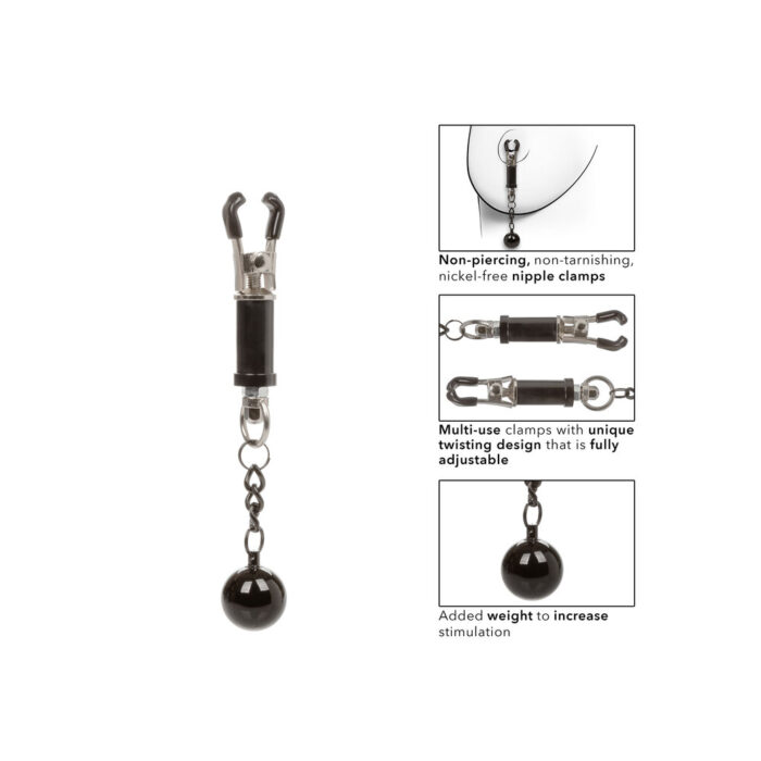 Nipple Grips Weighted Twist Nipple Clamps - Image 3