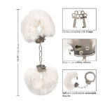 Ultra Fluffy Furry Cuffs White - Image 4